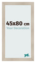 Photo Frame 45x80cm Oak Rustic MDF Pisa Front Size | Yourdecoration.com