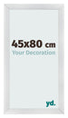 Photo Frame 45x80cm Silver Black Swept MDF Pisa Front Size | Yourdecoration.com
