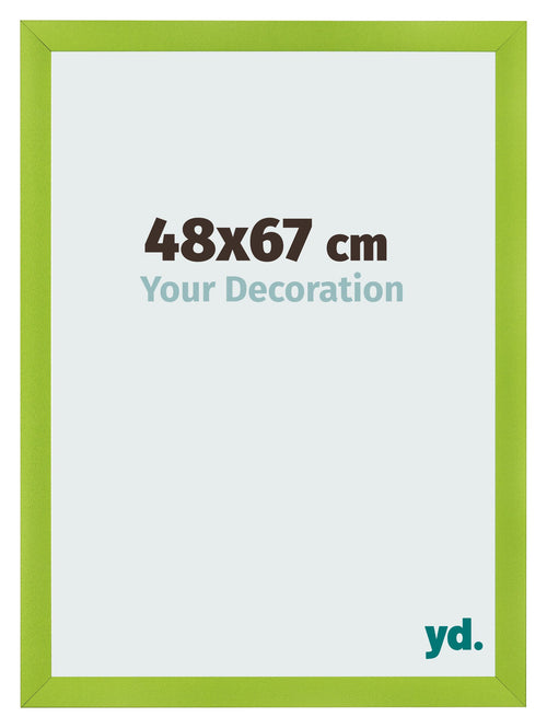 Photo Frame 48x67cm Green MDF Pisa Front Size | Yourdecoration.com