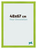 Photo Frame 48x67cm Green MDF Pisa Front Size | Yourdecoration.com