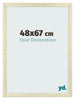 Photo Frame 48x67cm Sonoma Oak MDF Pisa Front Size | Yourdecoration.com