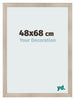 Photo Frame 48x68cm Oak Rustic MDF Pisa Front Size | Yourdecoration.com