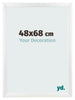 Photo Frame 48x68cm White Vintage MDF Pisa Front Size | Yourdecoration.com