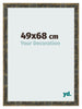 Photo Frame 49x68cm Blue Gold Melange MDF Pisa Front Size | Yourdecoration.com