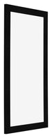 Photo Frame 50x100cm Black Silver Polished MDF Pisa Front Oblique | Yourdecoration.com