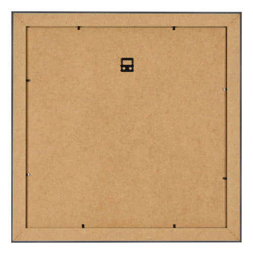 Photo Frame 50x50cm Black Silver Polished MDF Pisa Back | Yourdecoration.com