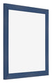 Photo Frame 50x50cm Dark Blue Swept MDF Pisa Front Oblique | Yourdecoration.com