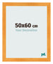 Photo Frame 50x60cm Orange MDF Pisa Front Size | Yourdecoration.com