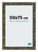 Photo Frame 50x75cm Blue Gold Melange MDF Pisa Front Size | Yourdecoration.com