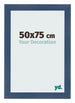 Photo Frame 50x75cm Dark Blue Swept MDF Pisa Front Size | Yourdecoration.com