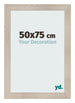 Photo Frame 50x75cm Oak Rustic MDF Pisa Front Size | Yourdecoration.com
