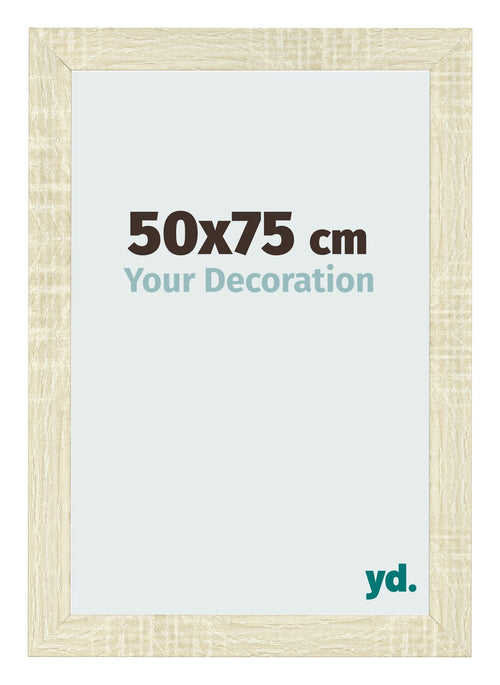 Photo Frame 50x75cm Sonoma Oak MDF Pisa Front Size | Yourdecoration.com
