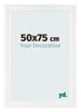Photo Frame 50x75cm White Vintage MDF Pisa Front Size | Yourdecoration.com