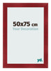 Photo Frame 50x75cm Wine Red Swept MDF Pisa Front Size | Yourdecoration.com