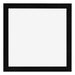 Photo Frame 55x55cm Black Silver Polished MDF Pisa Front | Yourdecoration.com