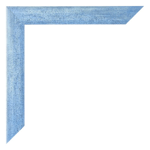 Photo Frame 55x55cm Clear Blue Swept MDF Pisa Detail Corner | Yourdecoration.com