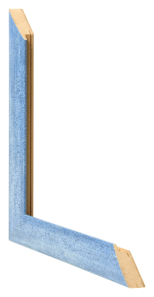 Photo Frame 55x55cm Clear Blue Swept MDF Pisa Detail Intersection | Yourdecoration.com