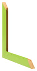 Photo Frame 55x55cm Green MDF Pisa Detail Intersection | Yourdecoration.com