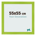 Photo Frame 55x55cm Green MDF Pisa Front Size | Yourdecoration.com
