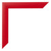 Photo Frame 55x55cm Red MDF Pisa Detail Corner | Yourdecoration.com