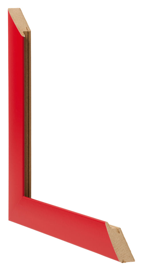 Photo Frame 55x55cm Red MDF Pisa Detail Intersection | Yourdecoration.com