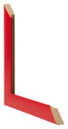 Photo Frame 55x55cm Red MDF Pisa Detail Intersection | Yourdecoration.com
