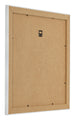 Photo Frame 55x55cm Silver Black Swept MDF Pisa Back Oblique | Yourdecoration.com