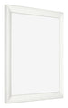 Photo Frame 55x55cm White Vintage MDF Pisa Front Oblique | Yourdecoration.com