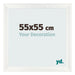 Photo Frame 55x55cm White Vintage MDF Pisa Front Size | Yourdecoration.com
