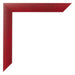 Photo Frame 55x55cm Wine Red Swept MDF Pisa Detail Corner | Yourdecoration.com