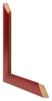 Photo Frame 55x55cm Wine Red Swept MDF Pisa Detail Intersection | Yourdecoration.com