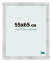 Photo Frame 55x65cm Aluminum Brushed MDF Pisa Front Size | Yourdecoration.com
