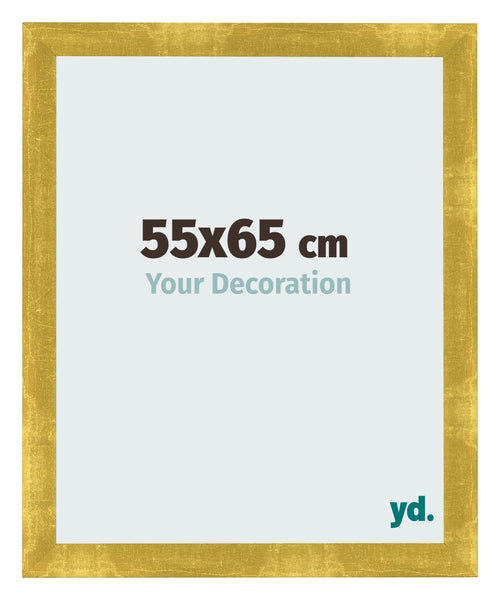 Photo Frame 55x65cm Gold Vintage MDF Pisa Front Size | Yourdecoration.com