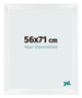 Photo Frame 56x71cm White Vintage MDF Pisa Front Size | Yourdecoration.com