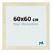 Photo Frame 60x60cm Sonoma Oak MDF Pisa Front Size | Yourdecoration.com