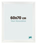 Photo Frame 60x70cm White Vintage MDF Pisa Front Size | Yourdecoration.com