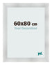 Photo Frame 60x80cm Aluminum Brushed MDF Pisa Front Size | Yourdecoration.com
