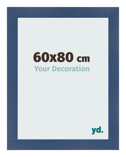 Photo Frame 60x80cm Dark Blue Swept MDF Pisa Front Size | Yourdecoration.com