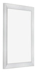 Photo Frame 60x80cm Silver Black Swept MDF Pisa Front Oblique | Yourdecoration.com