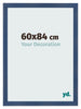Photo Frame 60x84cm Dark Blue Swept MDF Pisa Front Size | Yourdecoration.com