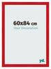 Photo Frame 60x84cm Red MDF Pisa Front Size | Yourdecoration.com