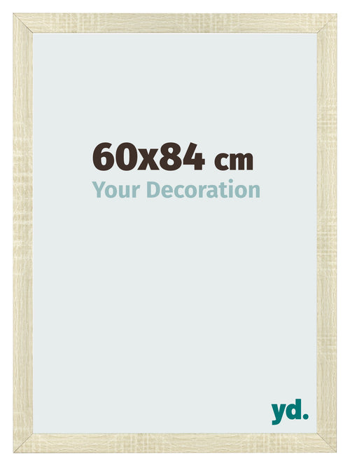 Photo Frame 60x84cm Sonoma Oak MDF Pisa Front Size | Yourdecoration.com