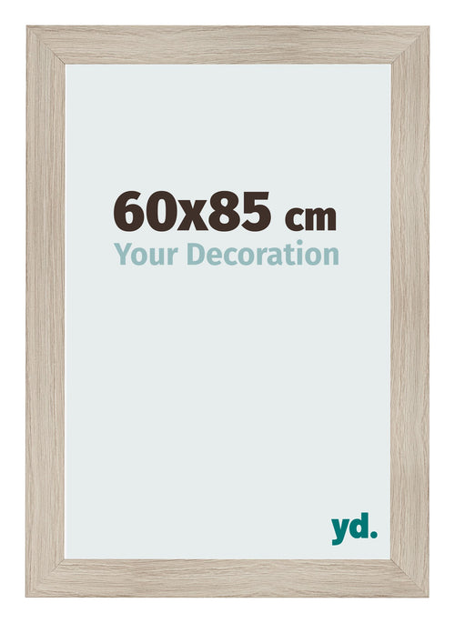 Photo Frame 60x85cm Oak Rustic MDF Pisa Front Size | Yourdecoration.com