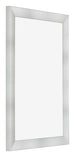 Photo Frame 60x90cm Aluminum Brushed MDF Pisa Front Oblique | Yourdecoration.com