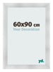 Photo Frame 60x90cm Aluminum Brushed MDF Pisa Front Size | Yourdecoration.com