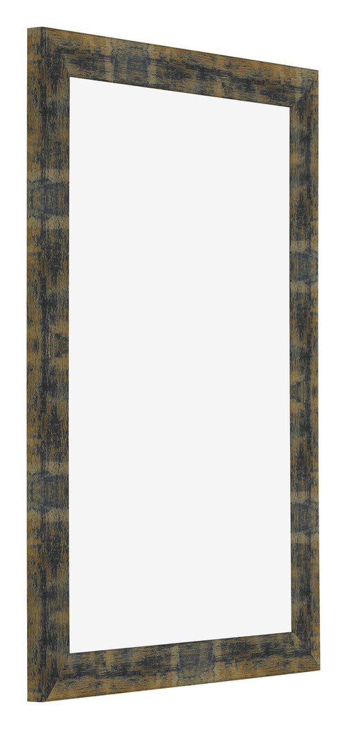 Photo Frame 60x90cm Blue Gold Melange MDF Pisa Front Oblique | Yourdecoration.com