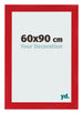 Photo Frame 60x90cm Red MDF Pisa Front Size | Yourdecoration.com