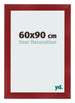Photo Frame 60x90cm Wine Red Swept MDF Pisa Front Size | Yourdecoration.com