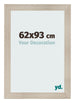 Photo Frame 62x93cm Oak Rustic MDF Pisa Front Size | Yourdecoration.com
