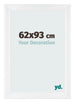 Photo Frame 62x93cm White Vintage MDF Pisa Front Size | Yourdecoration.com